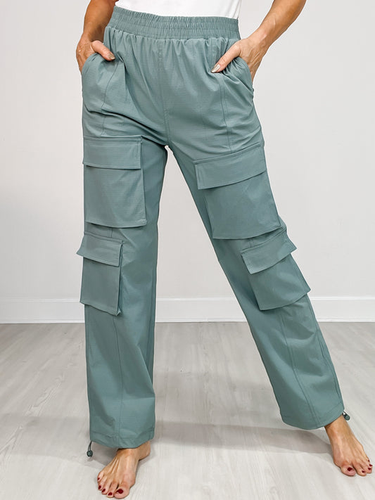 Bungee Hem Cargo Pants