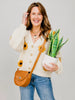 Sunflower Embroidered V Neck Cardigan
