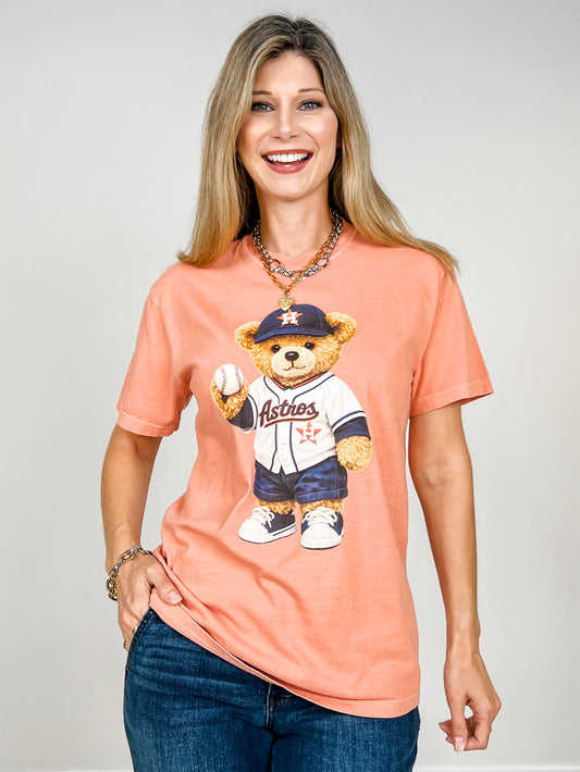 Houston Baseball Bear Graphic Tee