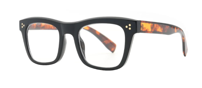 ALICE | Black | Tortoise Temples | Blue Light Glasses