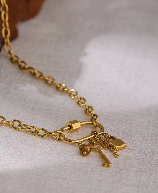 Lock and Key Necklace