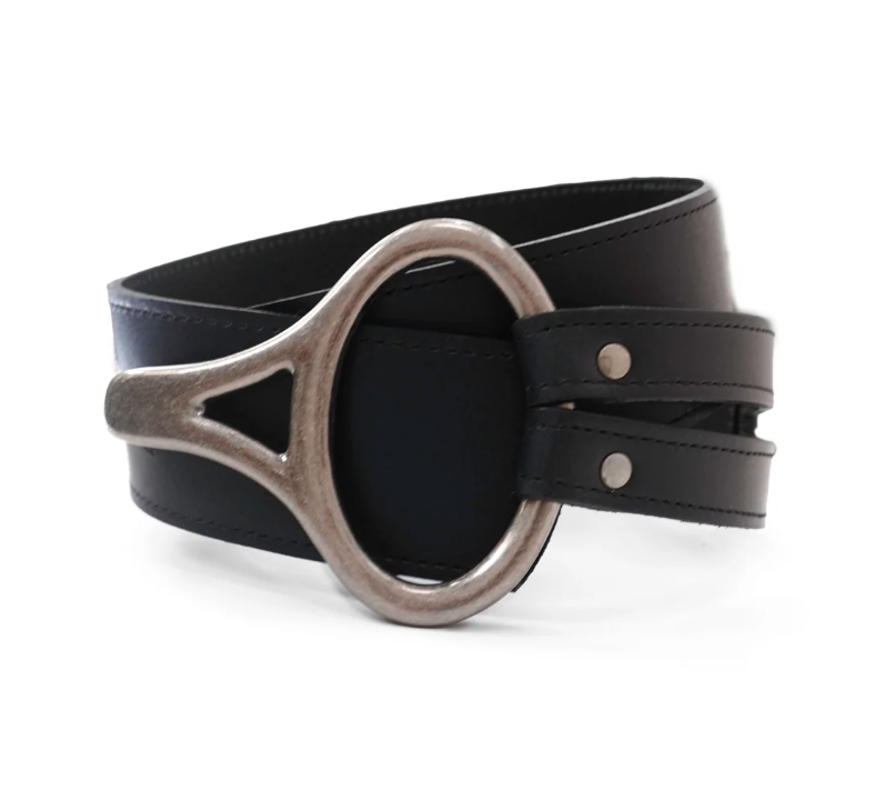Wide Leather Waist Belt
