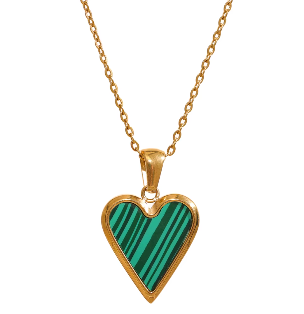 Stainless Steel Heart Pendant Necklace