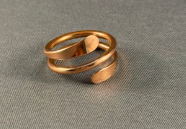 Copper Mini Wrap Ring