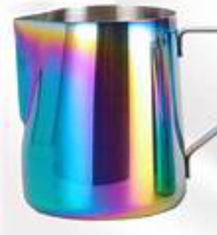 Metal Milk Frother Pitcher (1000ml double-sided scale) - Latte Art