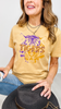 Purple & Gold Split Tiger Graphic Tee