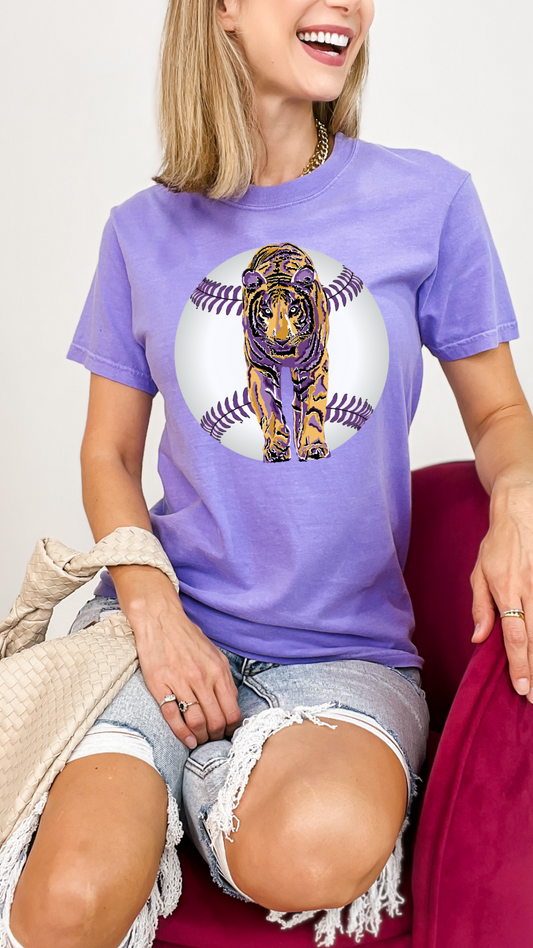 Walk On Tiger Baseball Graphic Tee