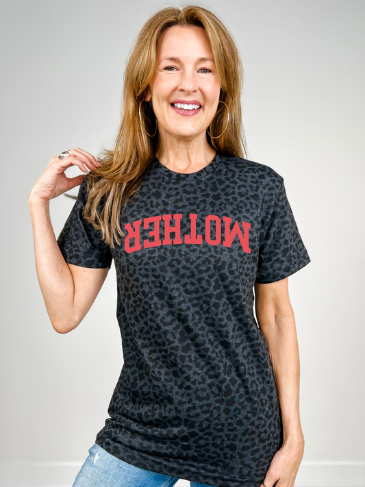 Upside Down Mother Trendy Graphic Tee