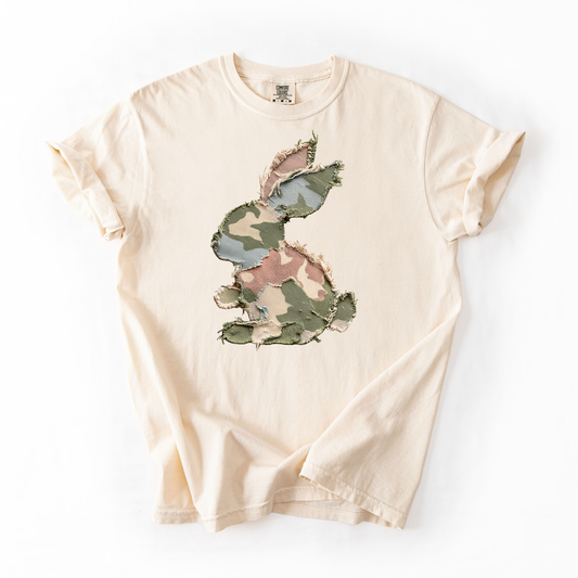 Camo Rabbit Graphic Tee
