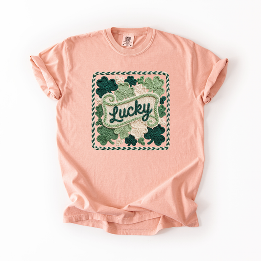Crochet Lucky Graphic Tee