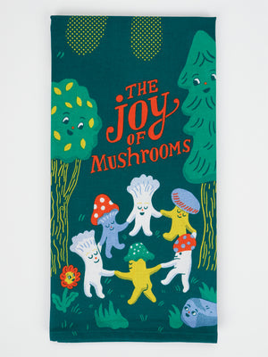The Joy Of Mushrooms Dish Towel