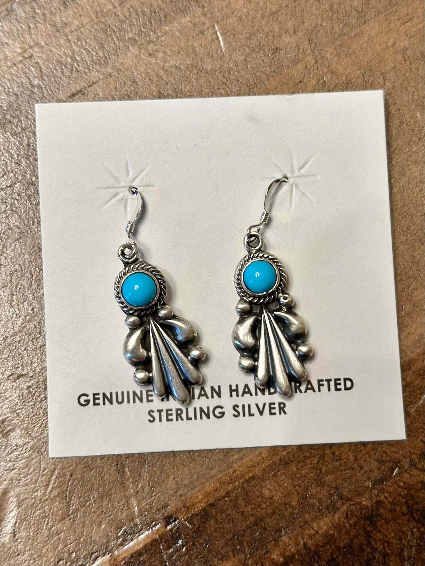 Annie Spencer Kingman Turqoise Dangle Earrings