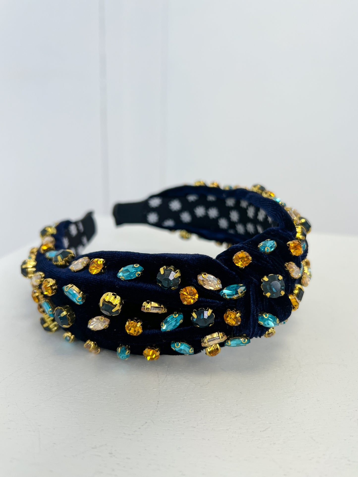 Luxury Crystal Knot Jeweled Headband