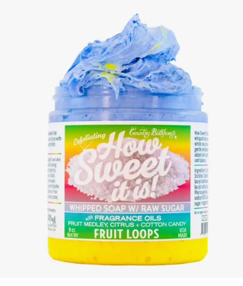 How Sweet It Is Whipped Soap with Raw Sugar