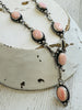 Donovan Skeets Pink Conch Necklace and Earring Set
