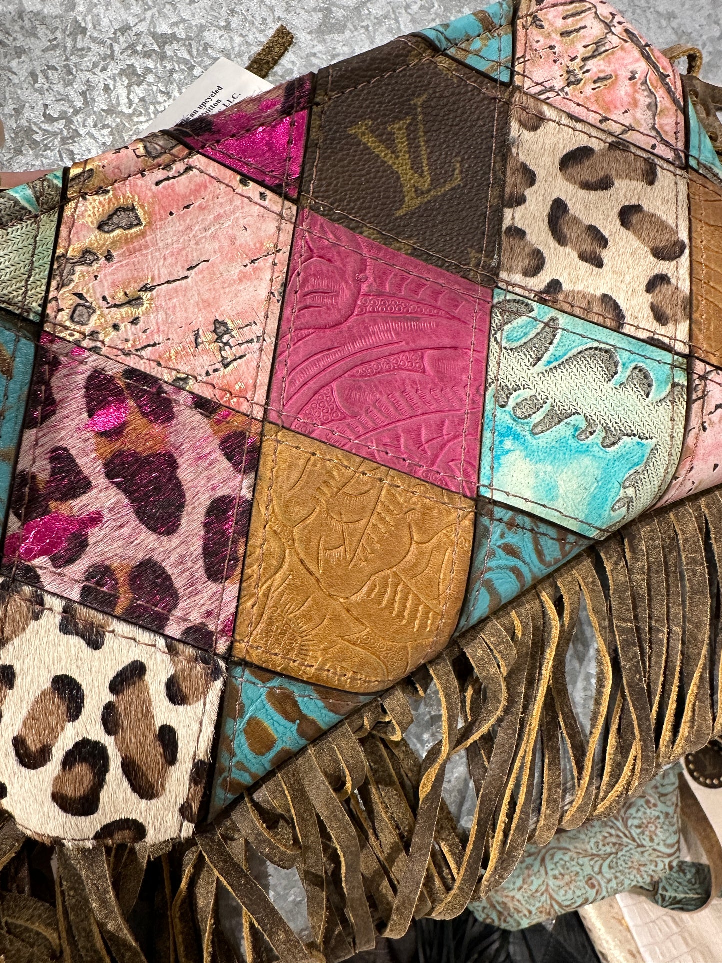 The Olive Wristlet Leather Bag