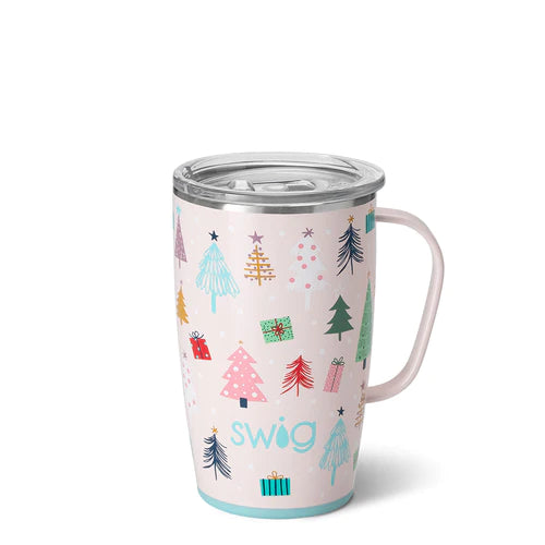 Swig 18oz Travel Mug, Insulated with Handle and Lid, Cup Holder Friendly, Dishwasher  Safe, Stainless Steel Insulated Coffee Mug with Lid and Handle Nutcracker