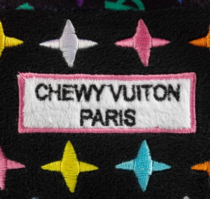 Haute Diggity Dog - Black Monogram Chewy Vuiton Handbag Squeaker Dog Toy: Small / Mini