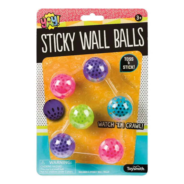 STOCKING STUFFER! Yay! Sticky Wall Balls