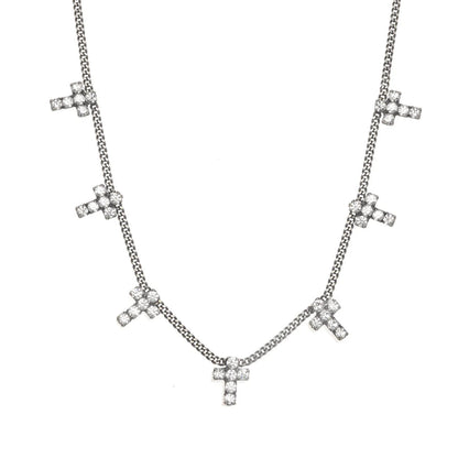 TOVA Multi Cross Necklace