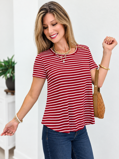 The Forever Short Sleeve Top - Autumn Arrivals Collection