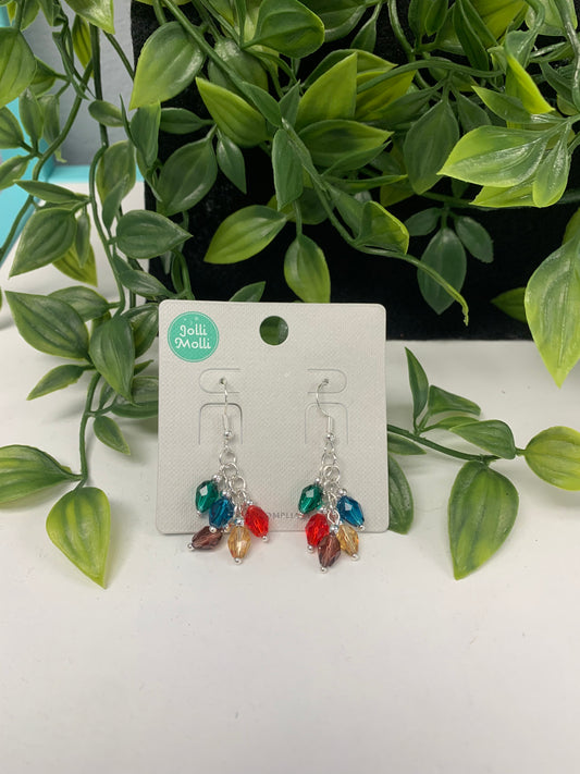 Christmas Light Dangle Earrings