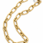 The Sienna Necklace Matte Gold Link Necklace