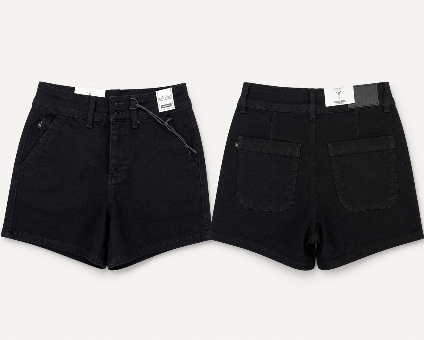 Judy Blue HW Black Trouser Short
