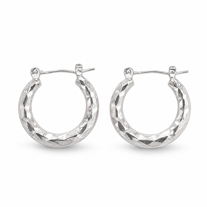 Everyday Silver Hoop 1/2 Inch