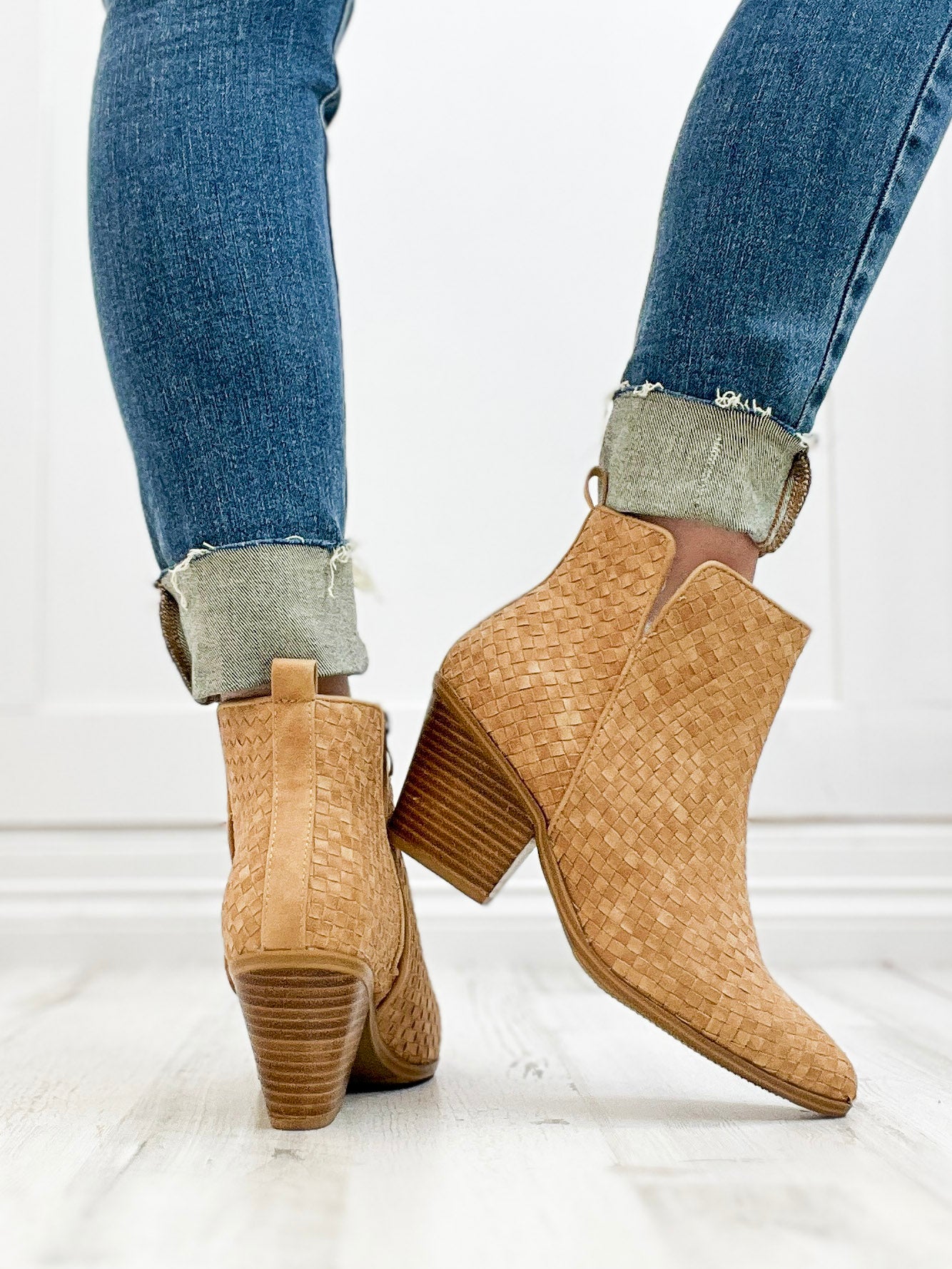 Corkys Come And Get It Booties In Camel