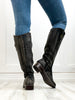 Corkys Hold Your Horses Boot in Washed Dark Blue Denim