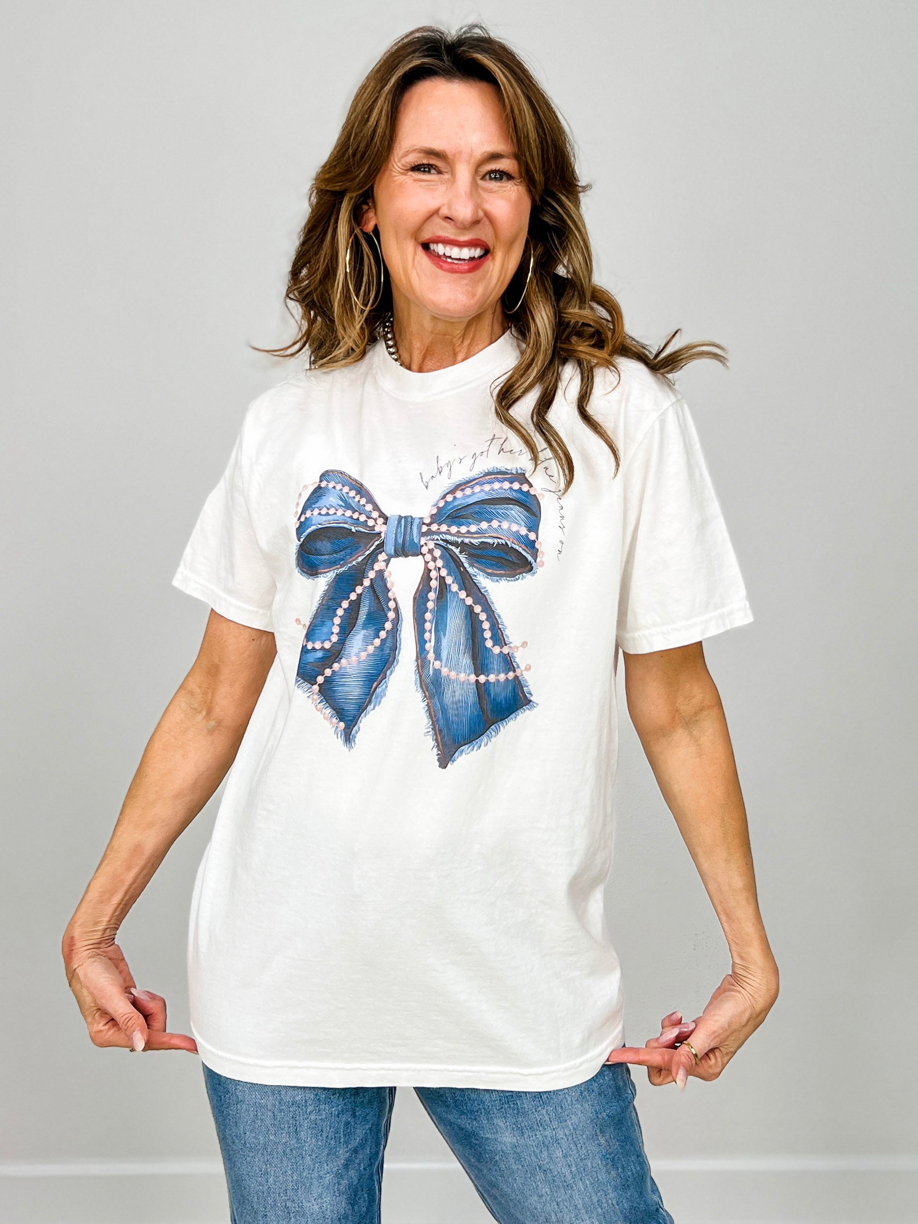 Baby's Got Her Blue Jeans On Graphic Tee