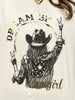 Dream Big Cowgirl Gold Foil Graphic Tee