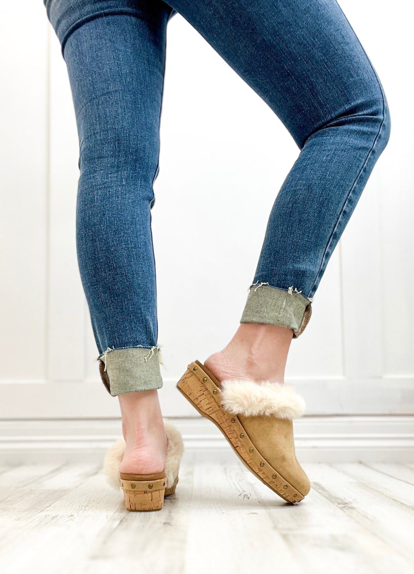 Corkys Just Fur Fun Slip-On Loafer In Camel Faux Suede