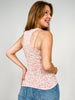 Floral Button Front Tank Top
