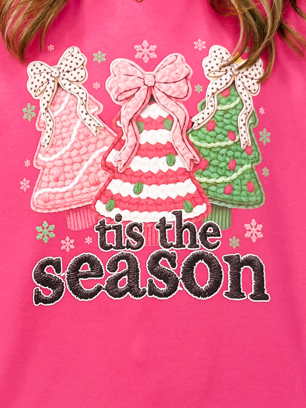 Yarn 'Tis The Season Trees Sweatshirt