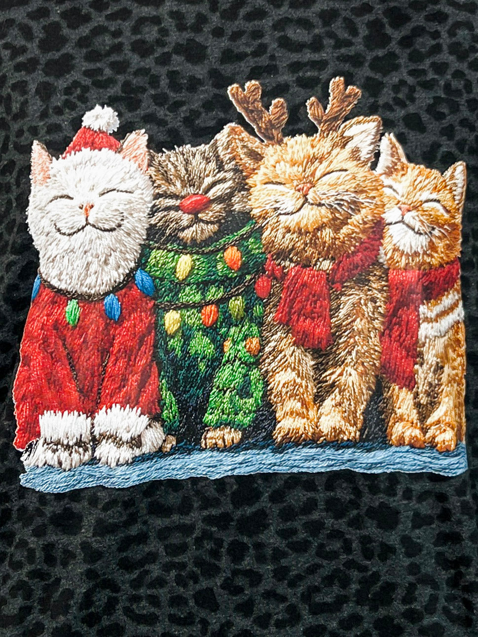 Meowy Christmas Cats Graphic Tee