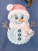 Frosty Yarn Snowman Sweatshirt