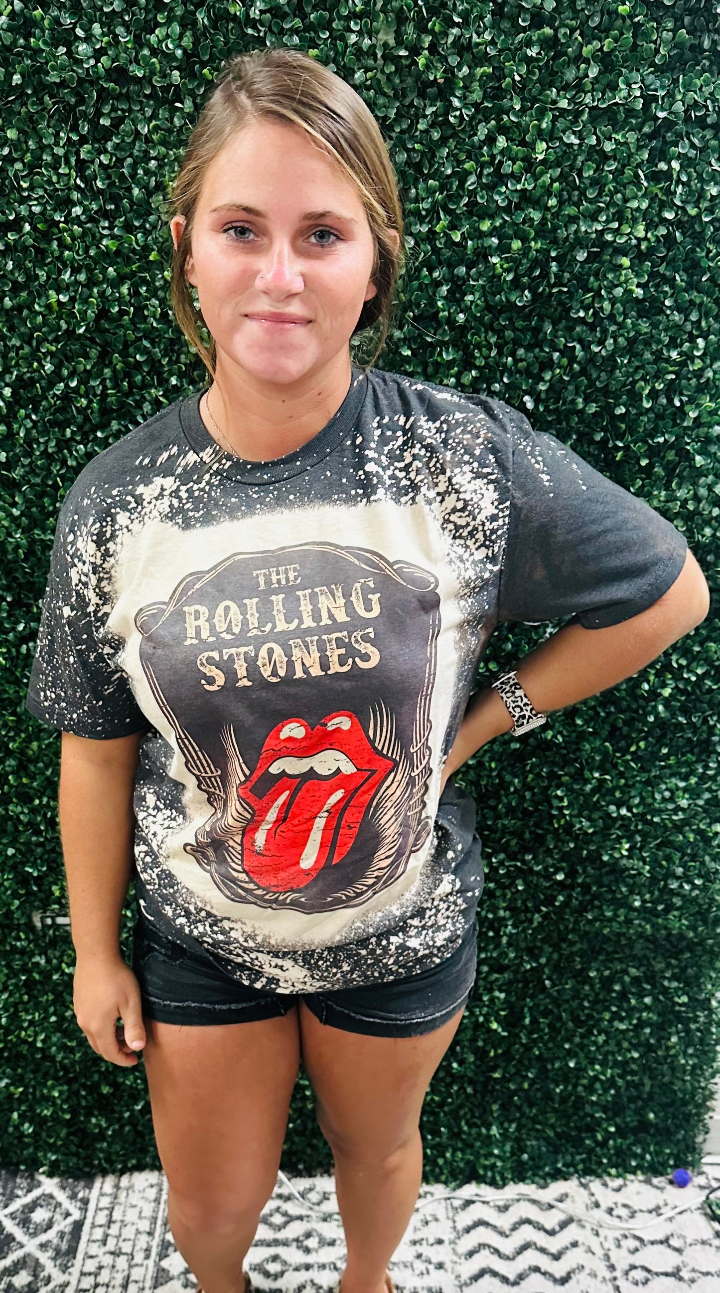 Stones Bleached Graphic Tee