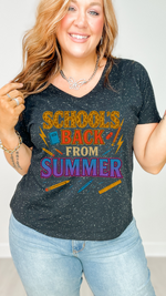 Black Fleck Vneck