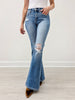 Risen RIDGE Tummy Control Mid-Rise Flare Jeans
