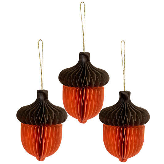 Acorns Paper Decoration Set