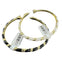 Gold Enamel Cuff Bracelet