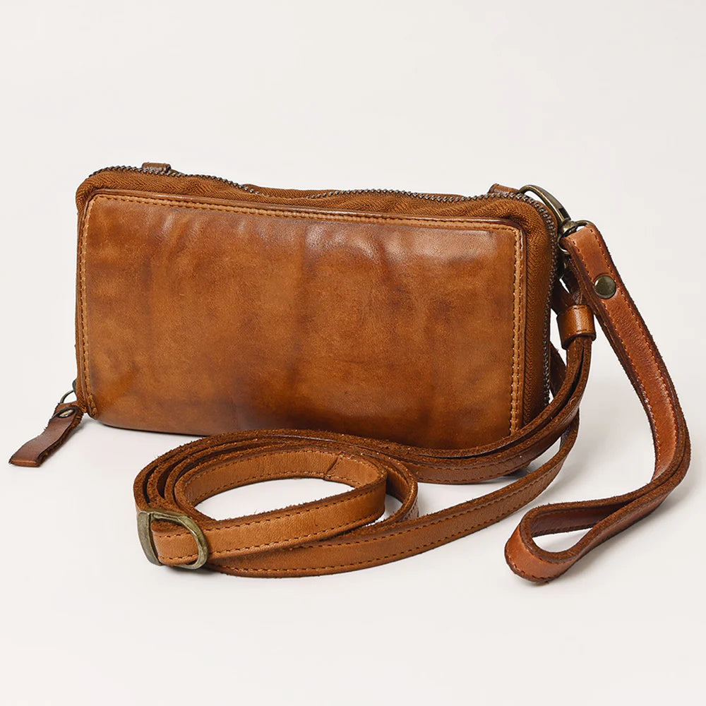 Genuine Leather Wallet Crossbody