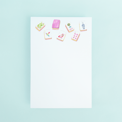 Taylor Paladino - Large Mahjong Tiles Notepad