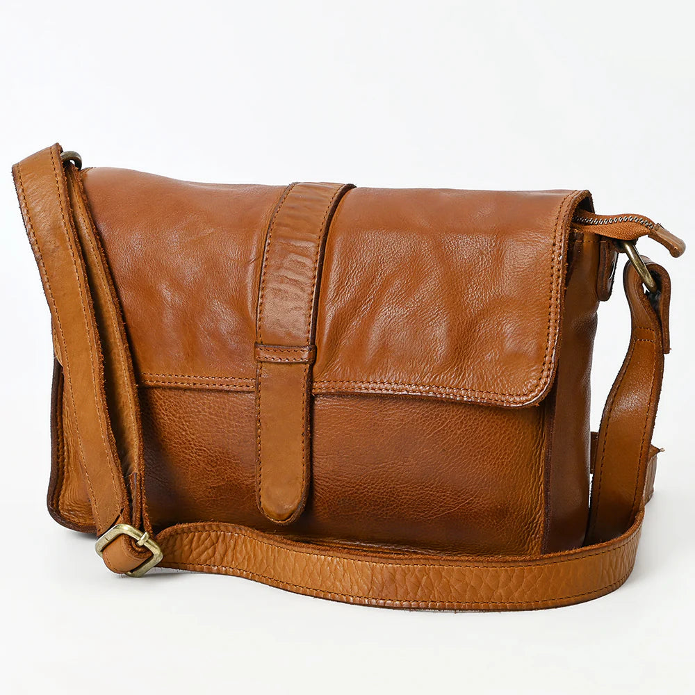 Genuine Leather Crossbody Bag