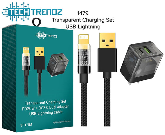 Transparent Charging Set - Lightning