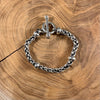 Woven Oxidized Bracelet or Necklace