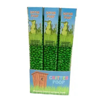 Poop, Chocolate Covered Sunny Seeds in 3 oz tubes