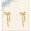 Dangle Bow Earrings